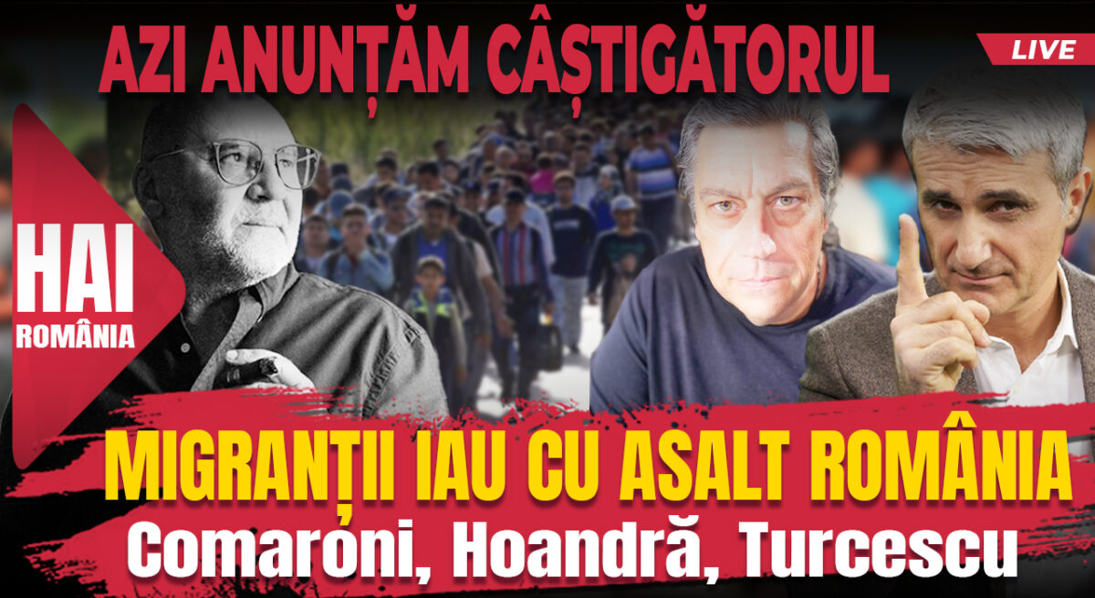 Migranții iau cu asalt România. Hai live cu Turcescu la 12:00