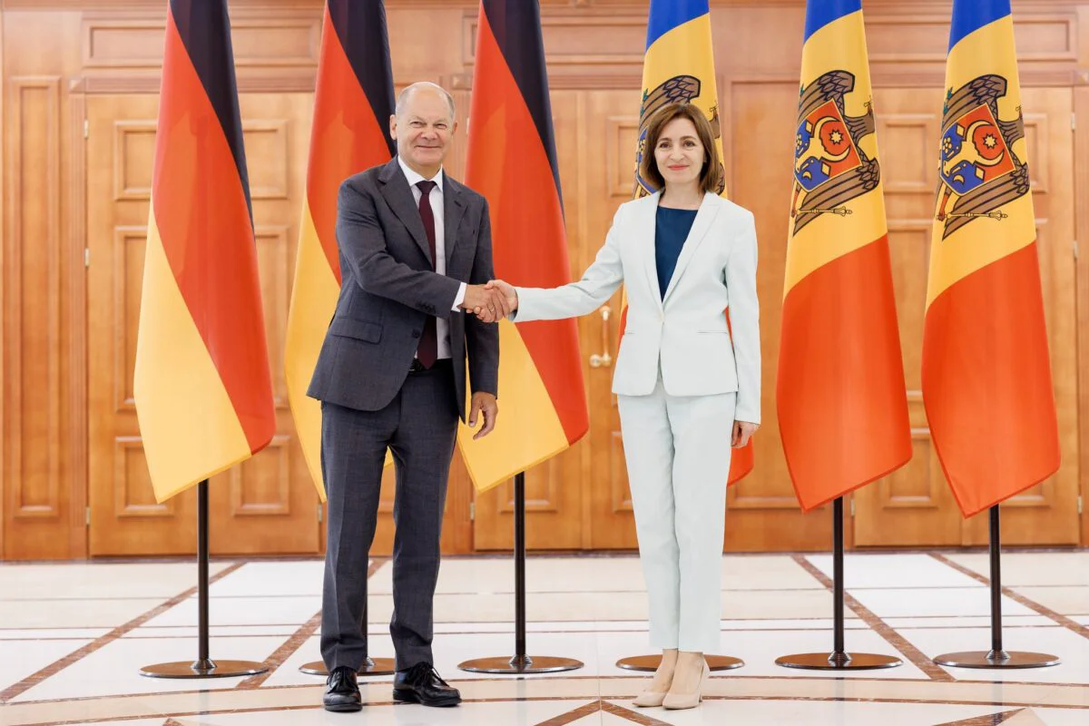 Întrevederea cancelarului german Olaf Scholz cu președinta RM, Maia Sandu