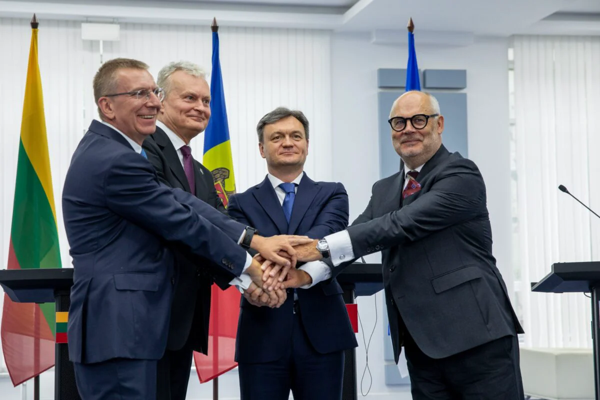 Vizită istorică la Chișinău. Liderii țărilor baltice au semnat o declarație comună în sprijinul aderării Republicii Moldova la UE