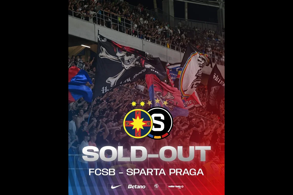 FCSB - Sparta Praga, 2-3. Campioana României, eliminată din preliminariile Ligii Campionilor