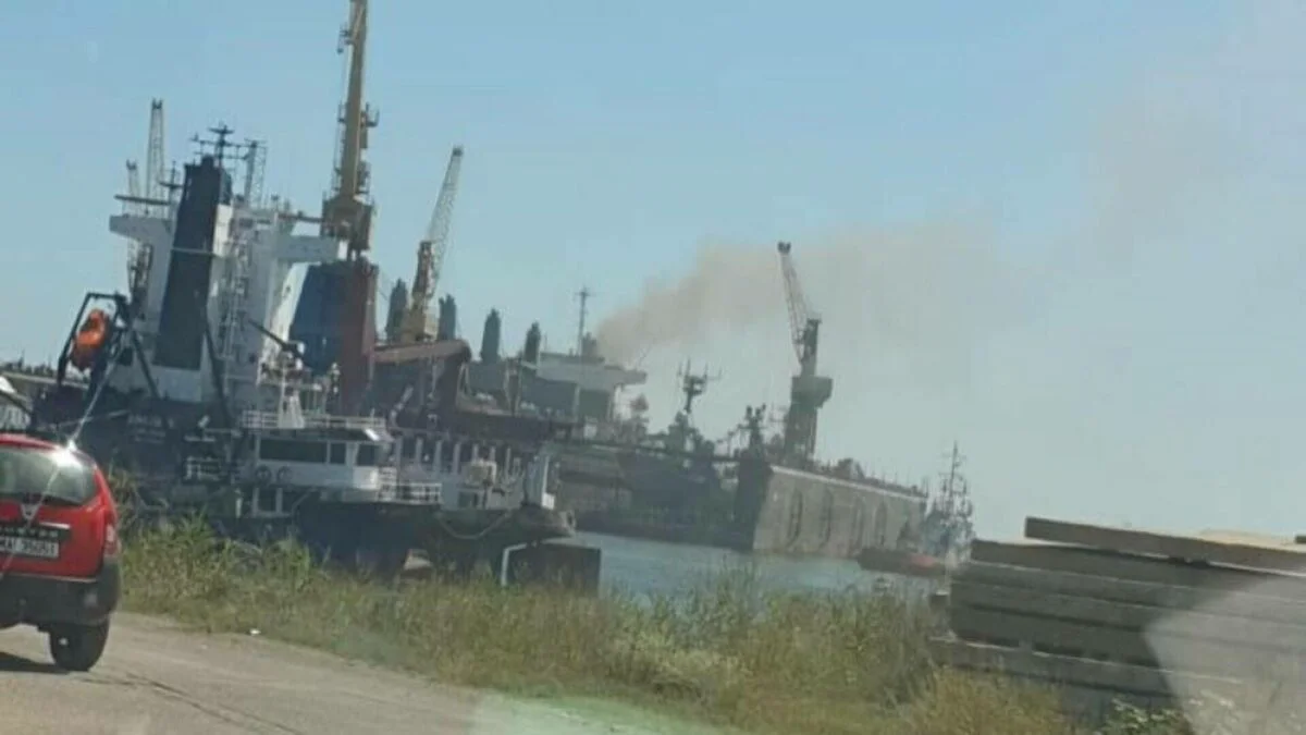 Tragedie pe Șantierul Naval Midia. Patru marinari români au murit într-un incendiu