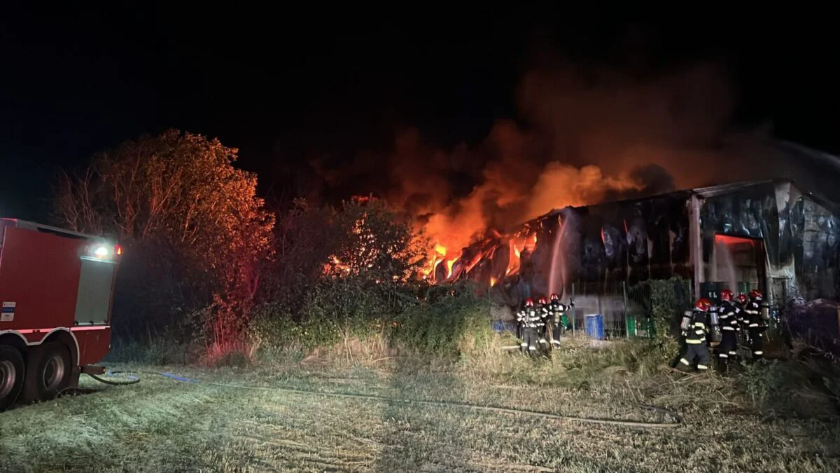 Incendiu de mari proporții la Jilava: Depozit de substanțe chimice în flăcări