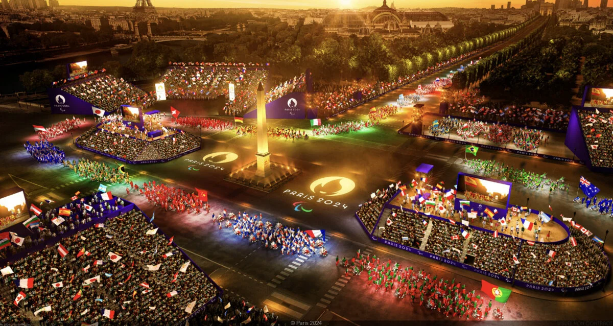 Jocurilor Paralimpice de la Paris, ceremonia de deschidere. Spectacol pe Champs-Elysées