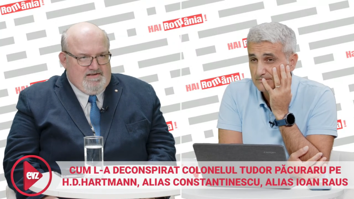 Tudor Păcuraru explică legăturile lui H.D. Hartmann cu Securitatea. Colonelul SRI îi deconspiră identitățile multiple. Video