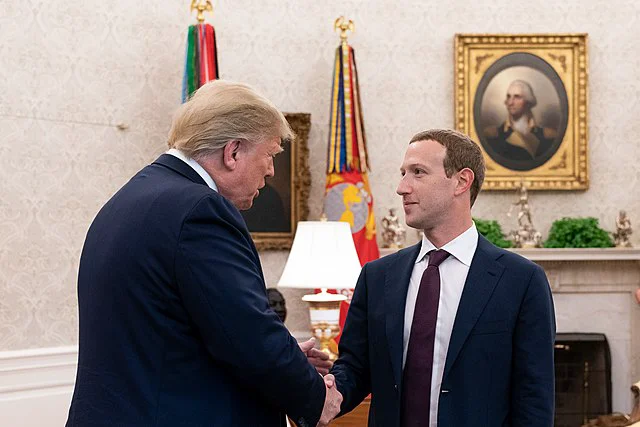 Mark Zuckerberg și Donald Trump