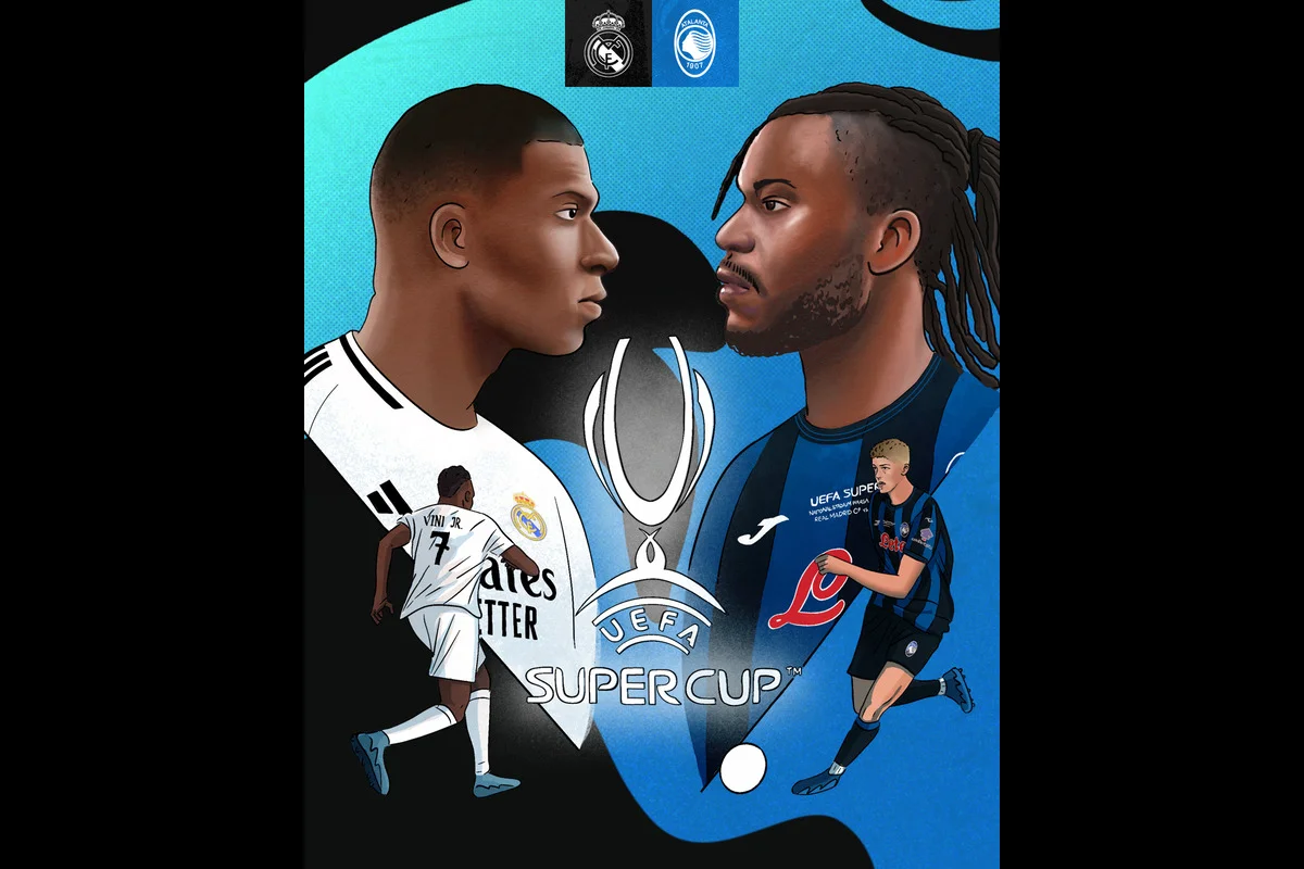 Real Madrid - Atalanta, în finala de Supercupă a Europei. Mbappe va debuta pentru „Los Blancos”