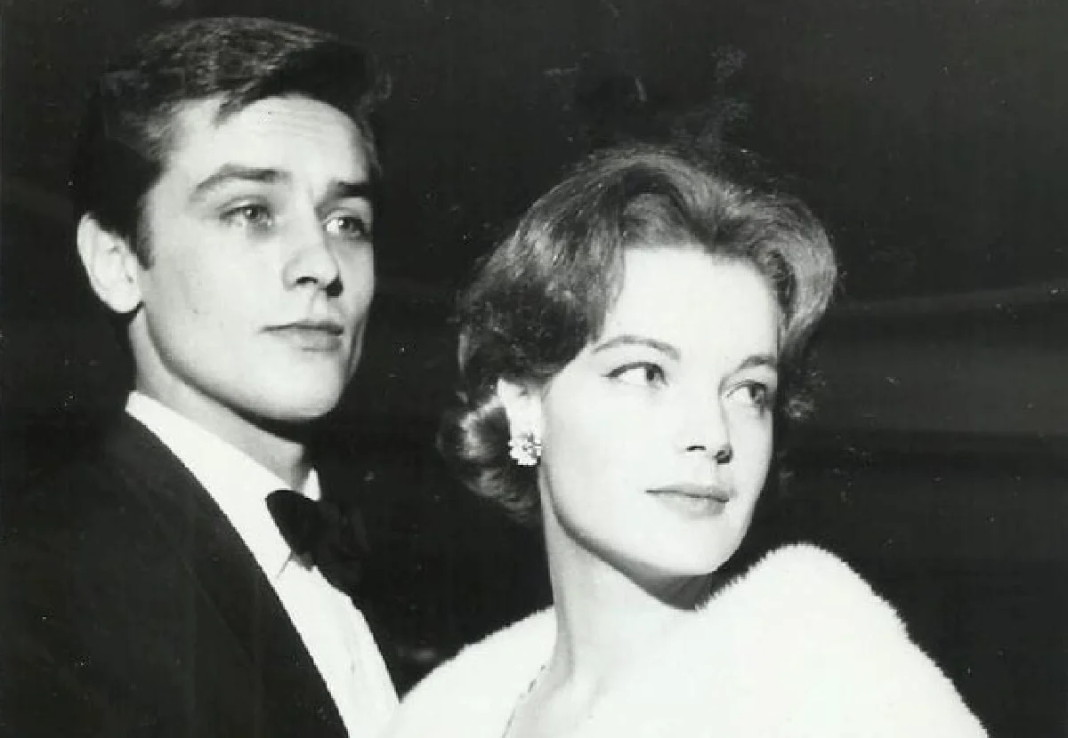 Nobila Romy Schneider și derbedeul Alain Delon