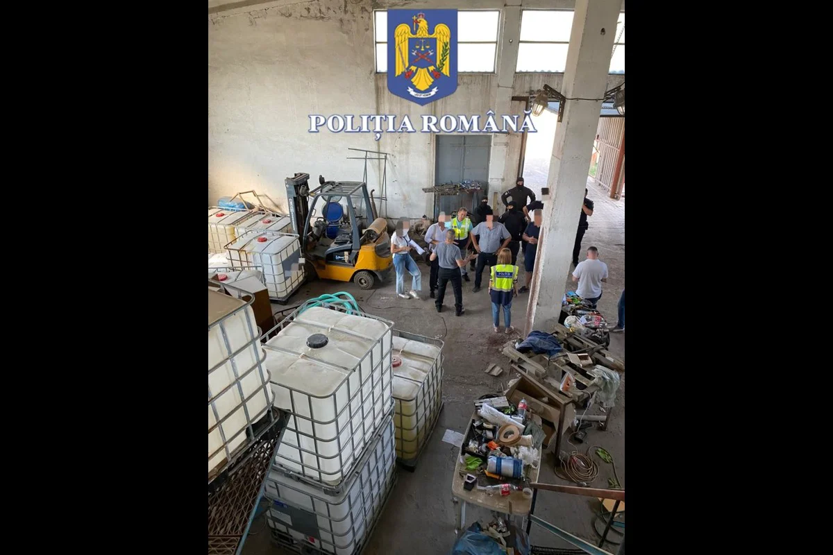 Descinderi la firmele din Vâlcea. Polițiștii au confiscat 8,5 tone de substanțe pentru explozibil