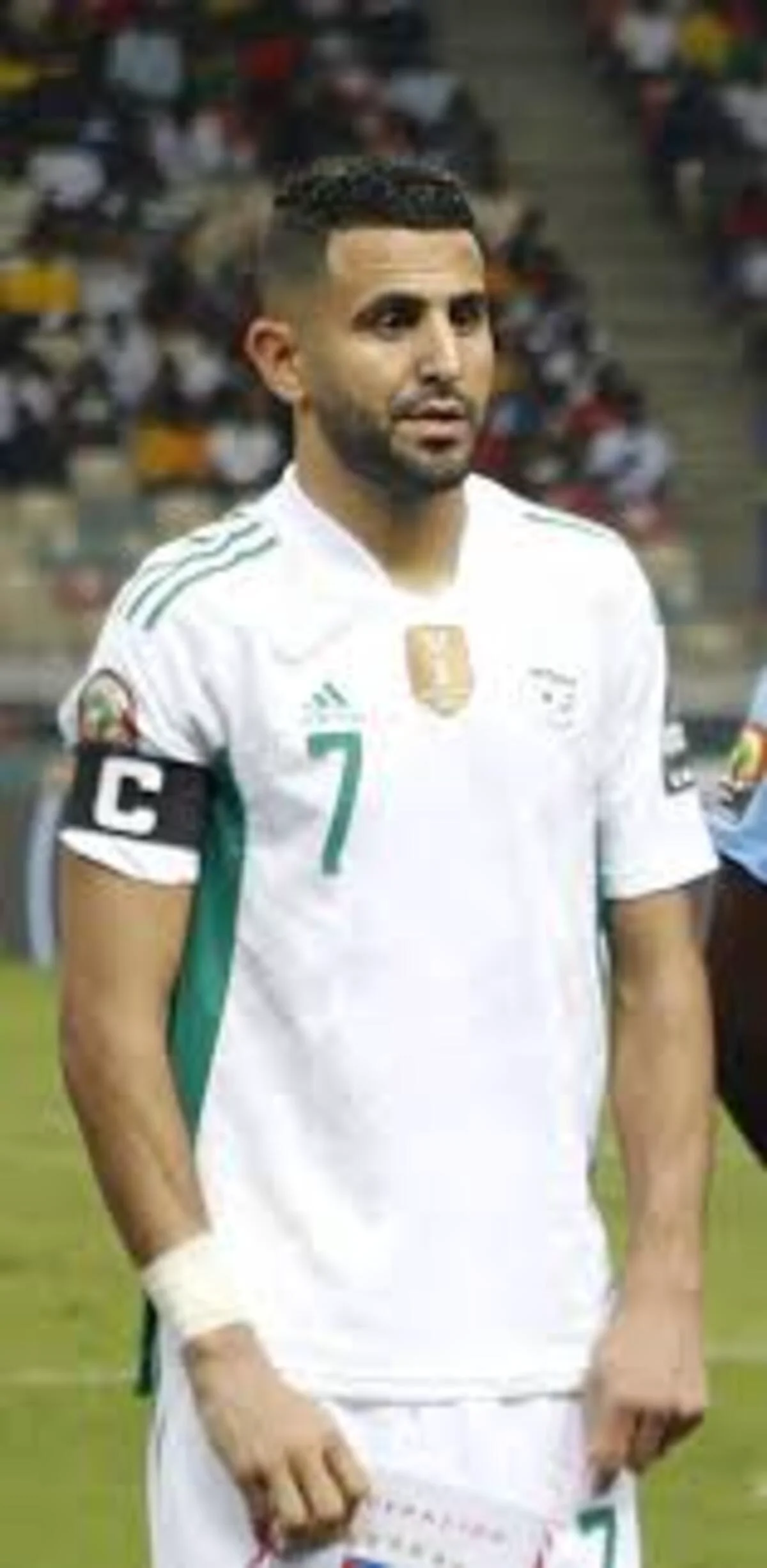 Riyad Mahrez capitan. Sursă foto- wikipedia