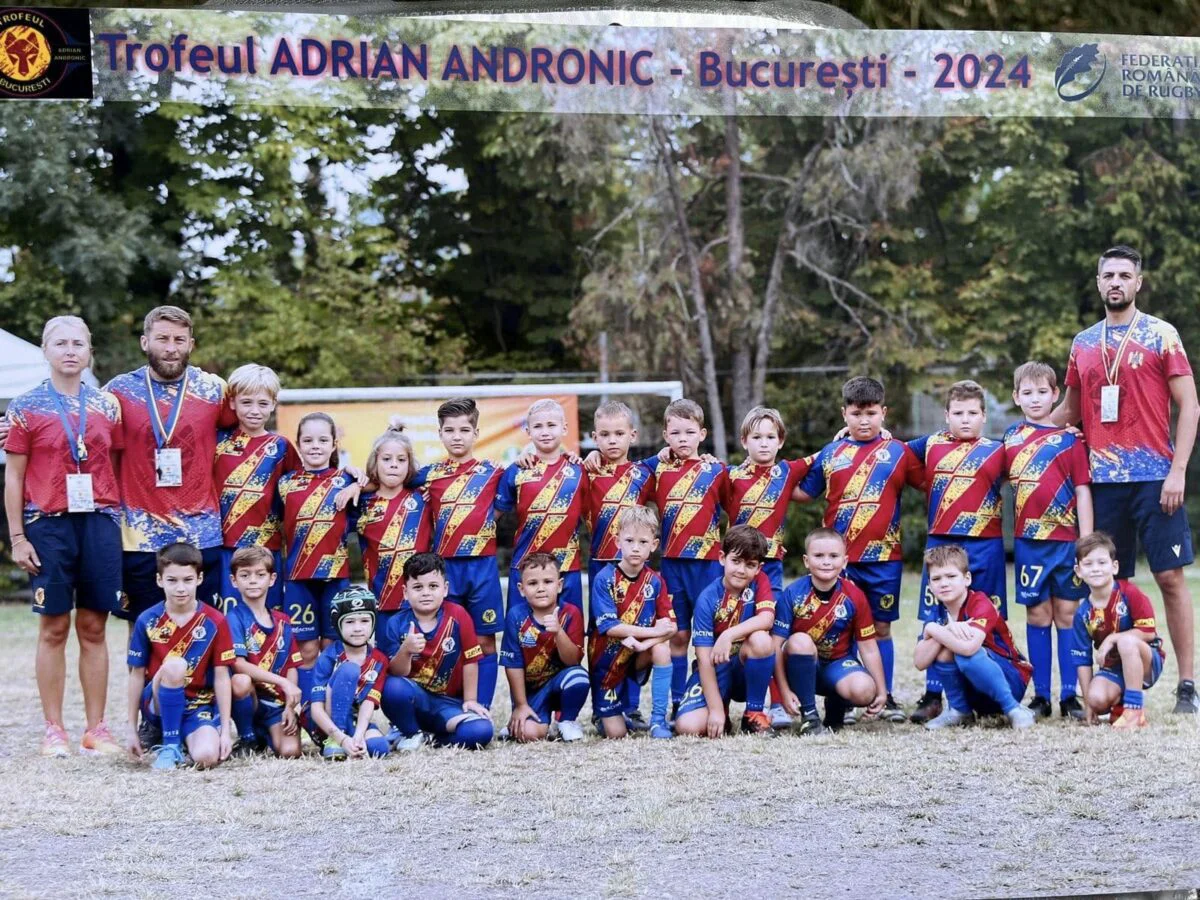 Turneul de rugby „Adrian Andronic” pentru copii: 42 de echipe de juniori, pe stadionul Arcul de Triumf