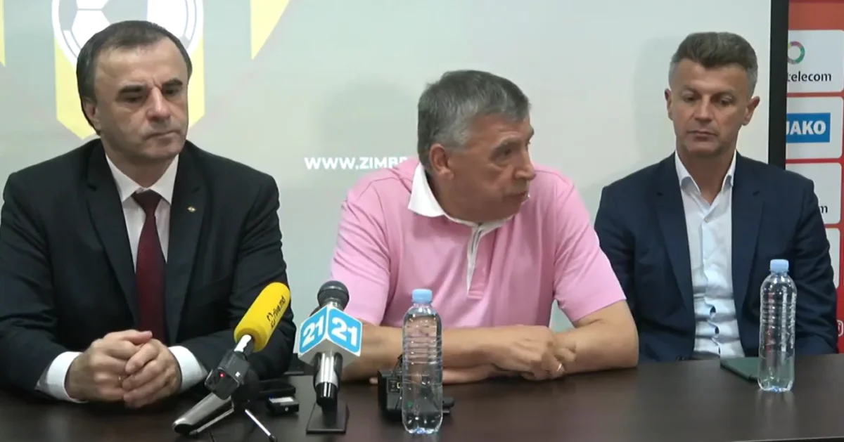 Rusofilul Tarlev vrea să salveze clubul „Zimbru” cu ajutorul românilor. Ion Alexa și Ovidiu Burcă, prezenți la întâlnire