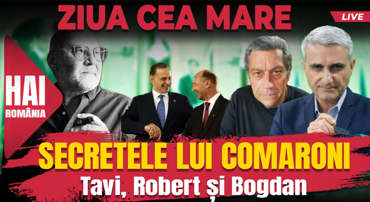 Secretele lui Comaroni. Hai live cu Turcescu la 12:00