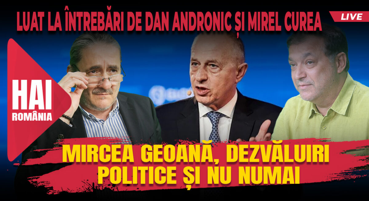 Mircea Geoană, luat la întrebări de Dan Andronic și Mirel Curea