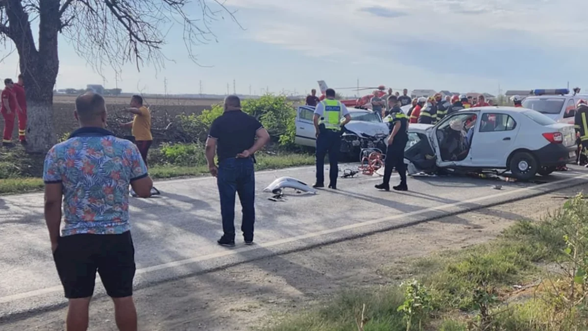 Accident în lanț la intrarea în Capitală. Un mort și mai mulți răniți