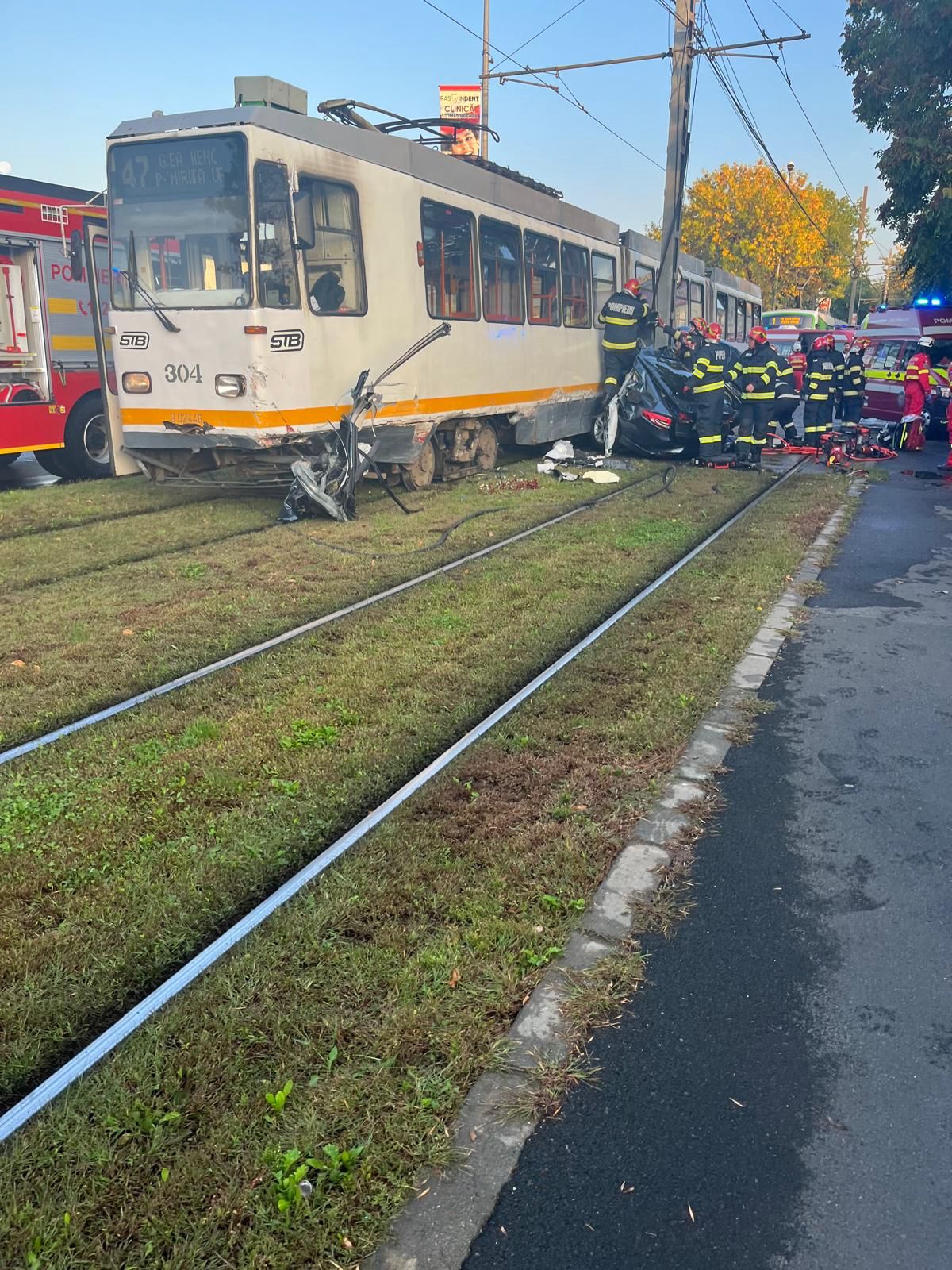 Accident Tramvai, București