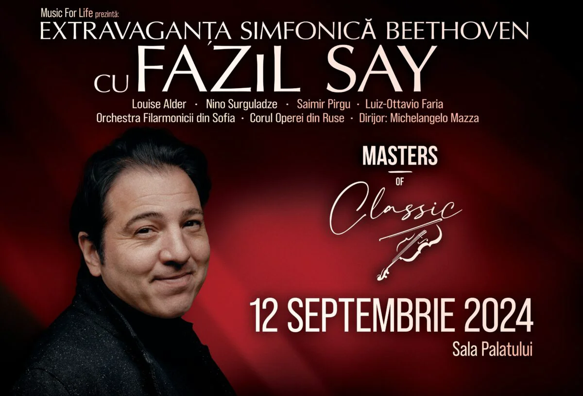 Celebrul pianist Fazil Say vine la București împreună cu un cvartet vocal de elită : O Seară de Excepție în cadrul Festivalului Masters of Classic.