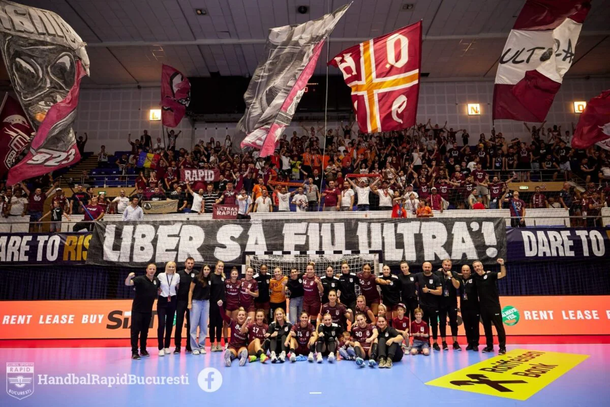 Victorie în primul meci de handbal feminin din Liga Campionilor. Rapid Bucureşti a învins ZRK Budućnost 