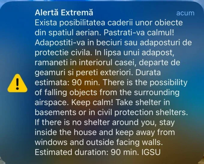 Mesaj RO-Alert