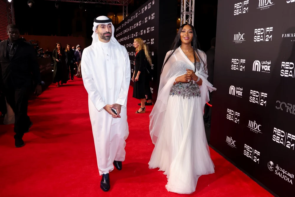 Naomi Campbell și Mohammed Al Turki 