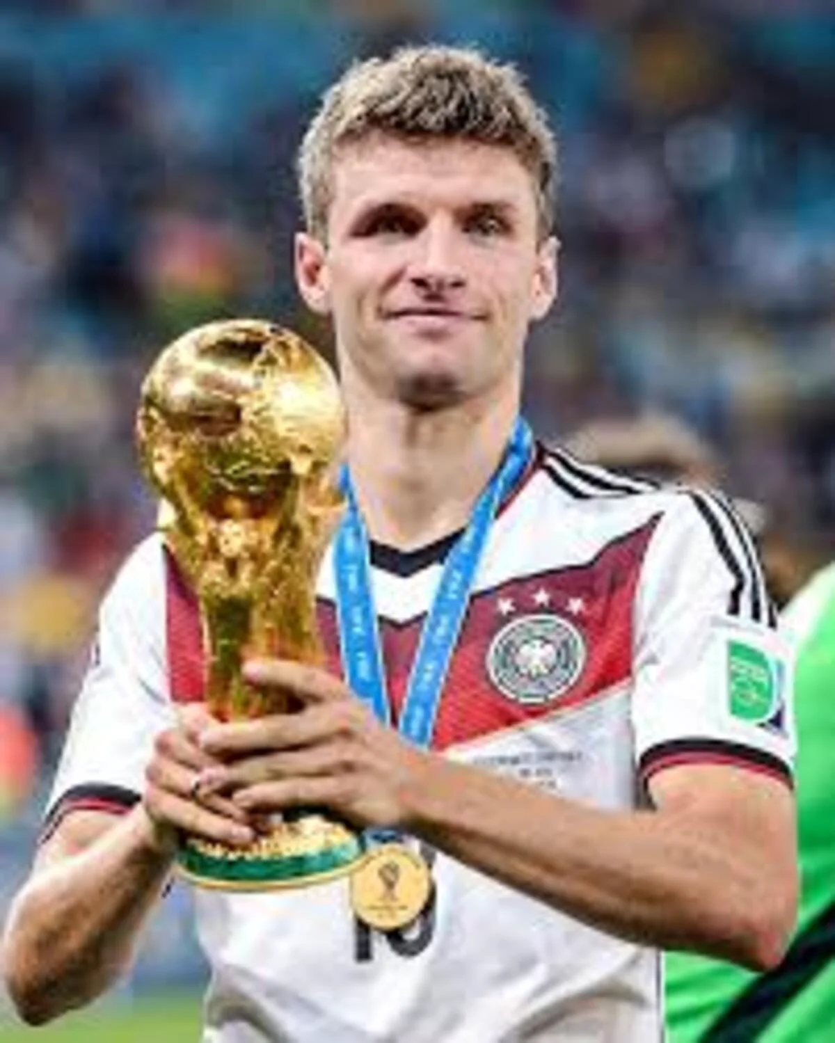 Thomas Muller și Cupa Mondială. Sursă foto: Instagram