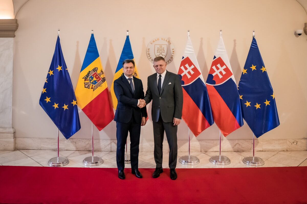 Dorin Recean și Robert Fico