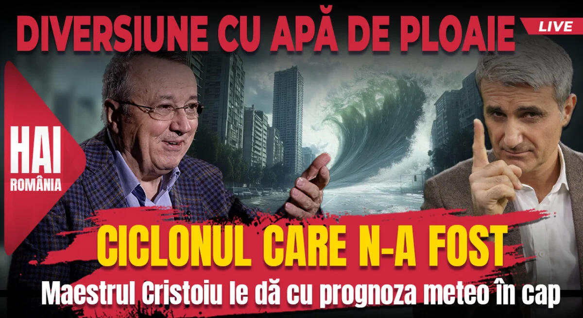 Ciclonul care n-a fost. Hai live cu Turcescu. Video