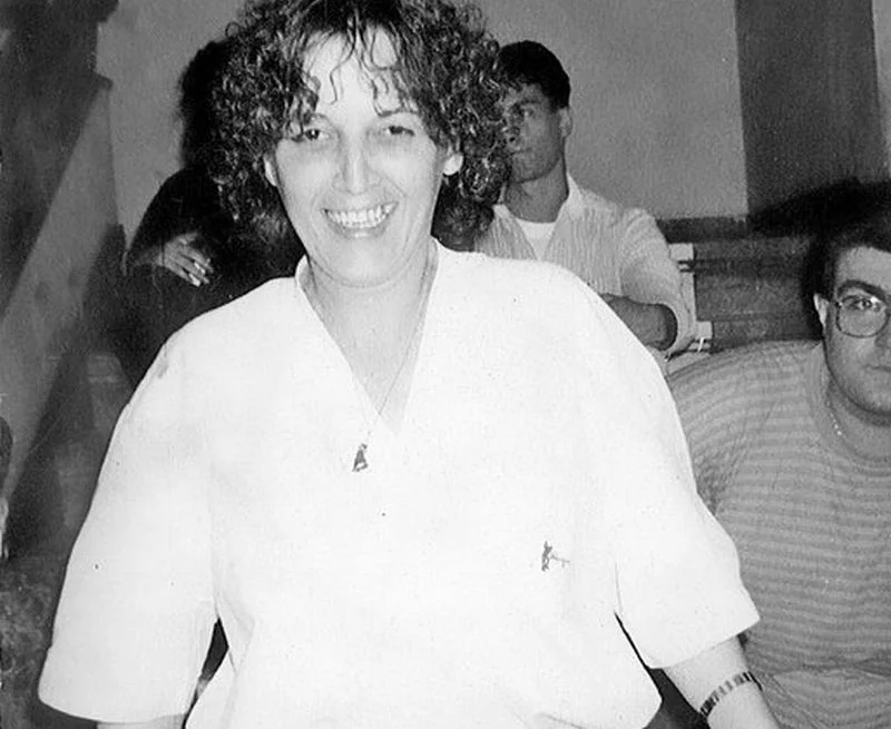 Marina Dohi în redacția EVZ, 1994