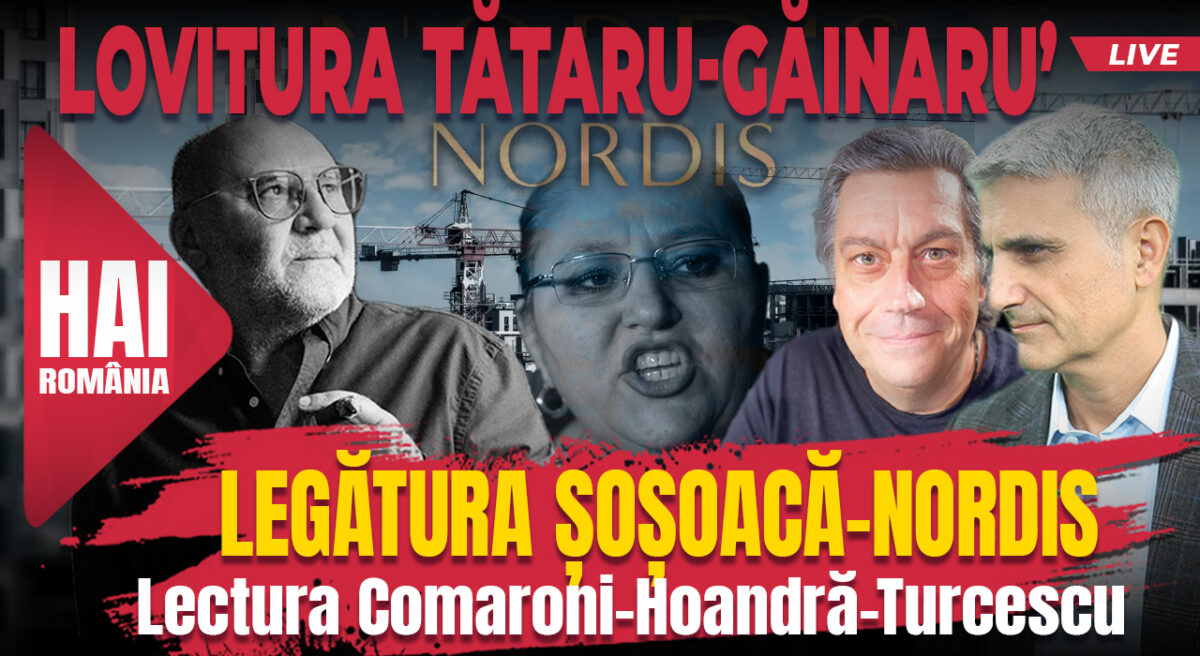 Legătura Șoșoacă-Nordis. Hai live cu Turcescu la 12:00