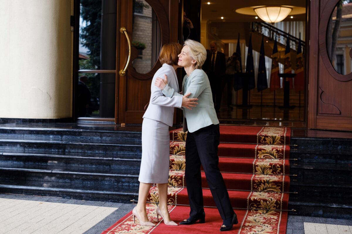 Ursula von der Leyen și Maia Sandu