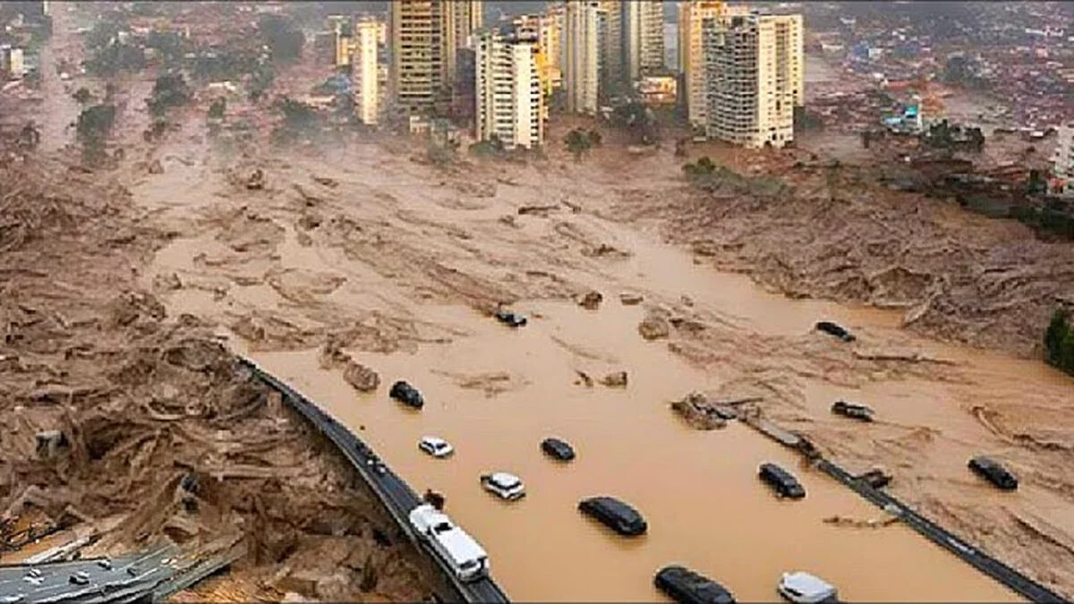 Catastrofă lăsată în urmă de o furtună. Sunt zeci de morți