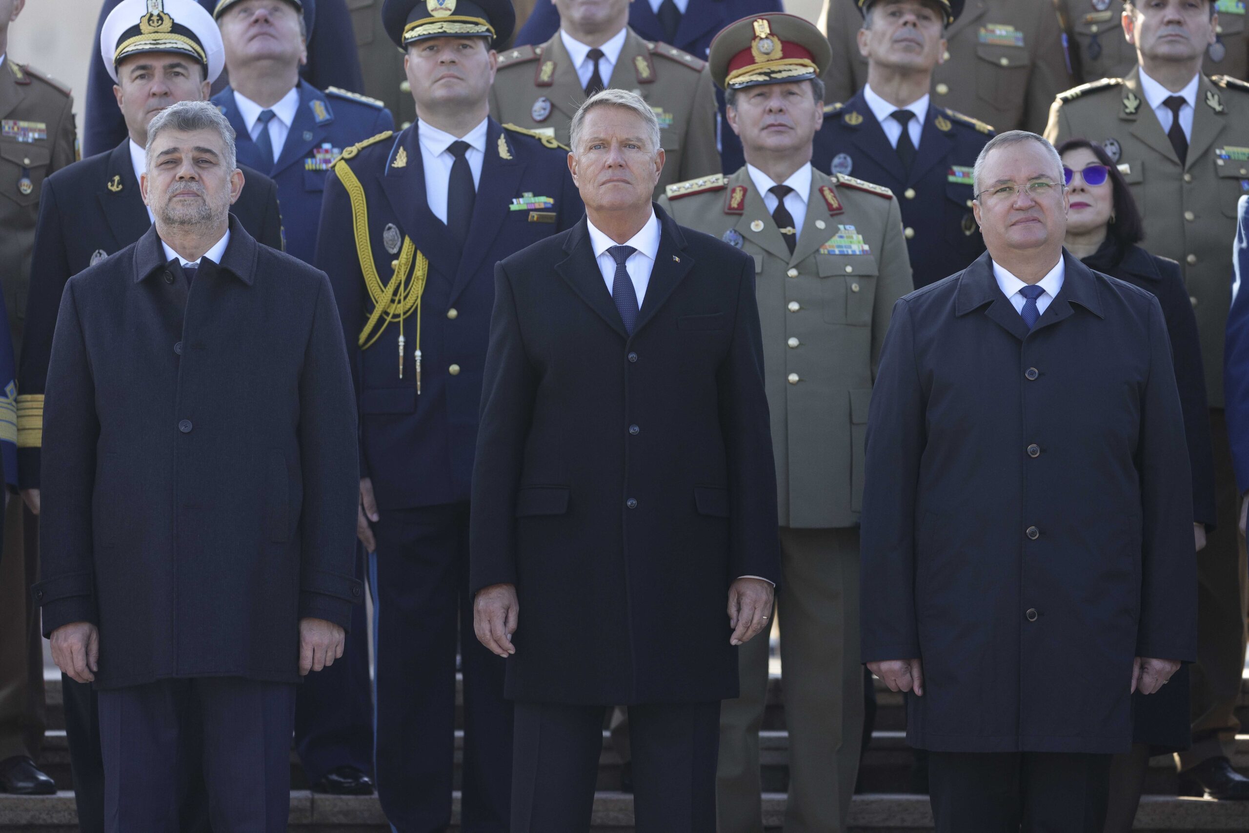 Ciucă, Ciolacu și Iohannis