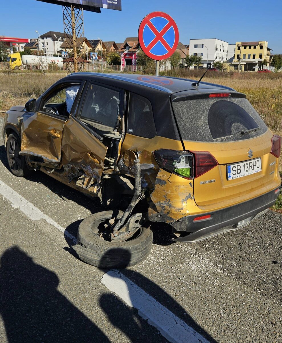 Elvețianul drogat care a produs accidentul de la Șelimbăr a fost arestat. Update