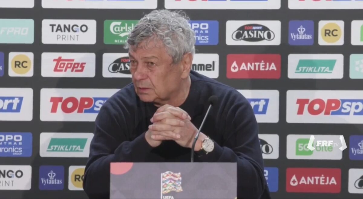 Mircea Lucescu, despre meciul cu Lituania: Am plecat cu un handicap