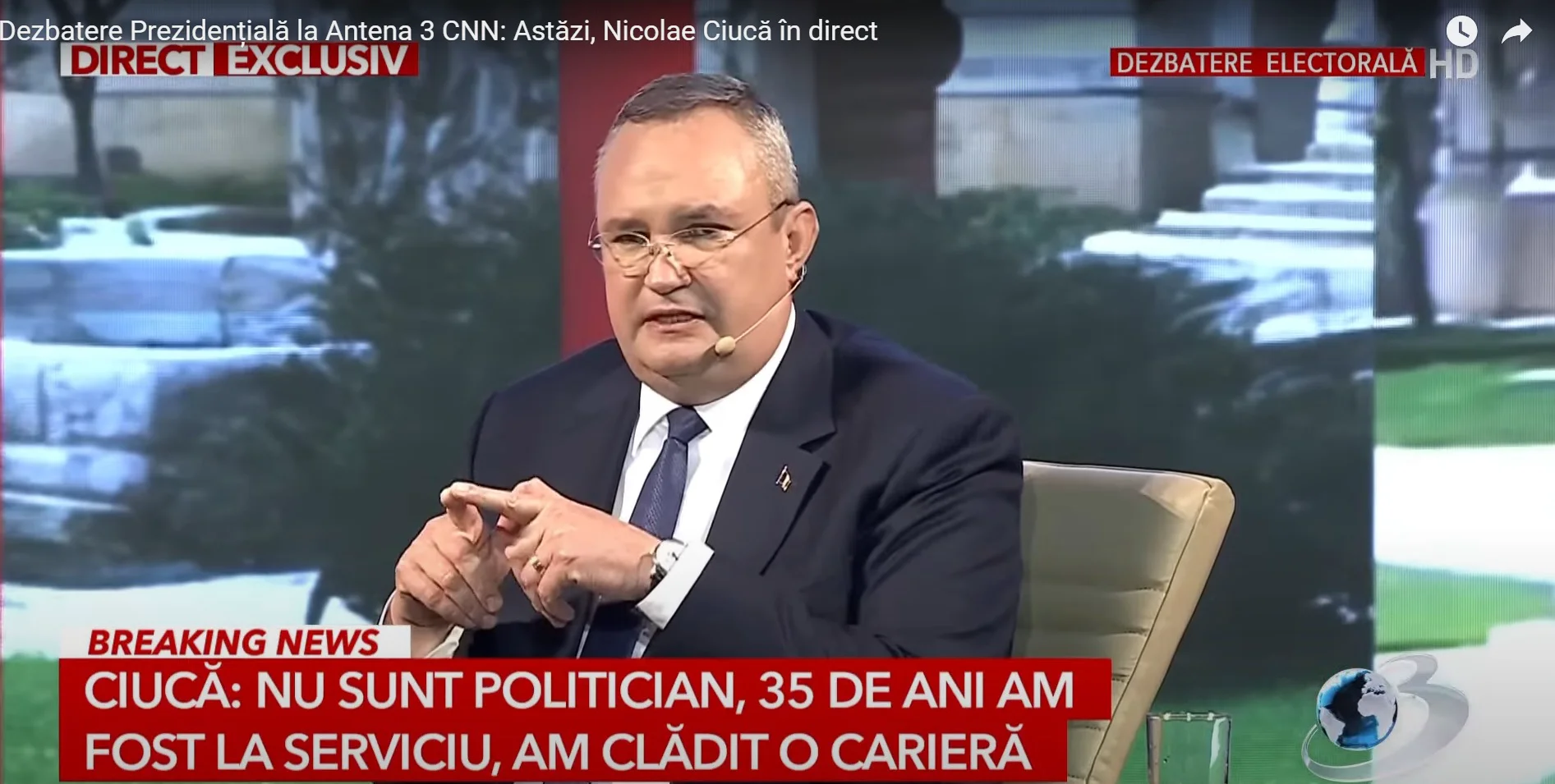 Nicolae Ciucă dezbatere electorală