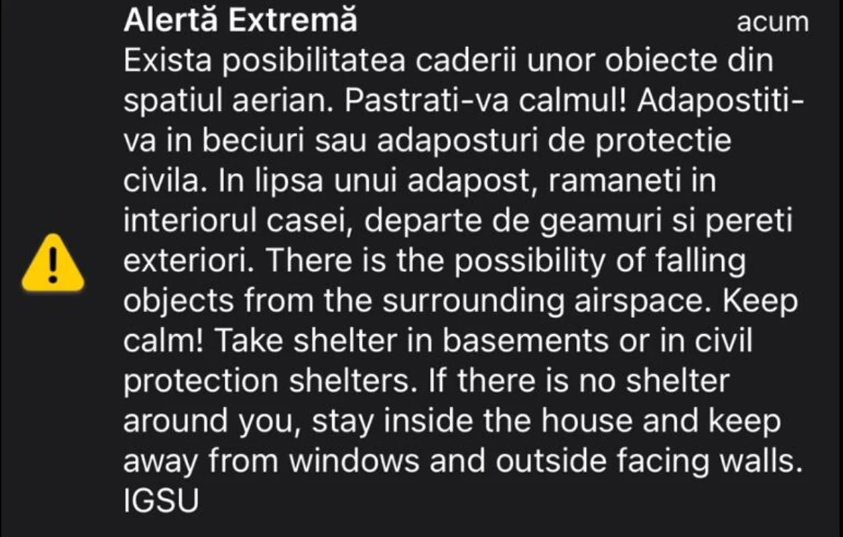 Atac rusesc cu drone la granița României. Mesaj Ro-Alert în Tulcea