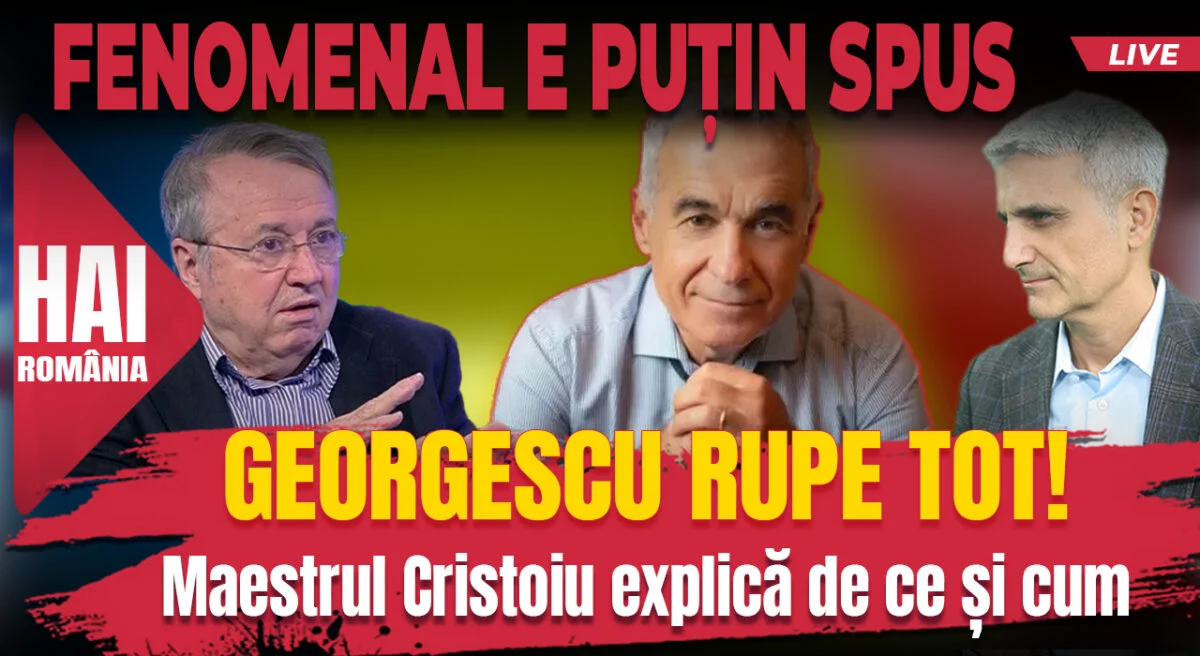 Georgescu rupe tot! Hai live cu Turcescu la 12:00