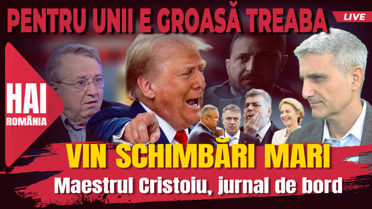 Vin schimbări mari. Hai live cu Turcescu la 12:00