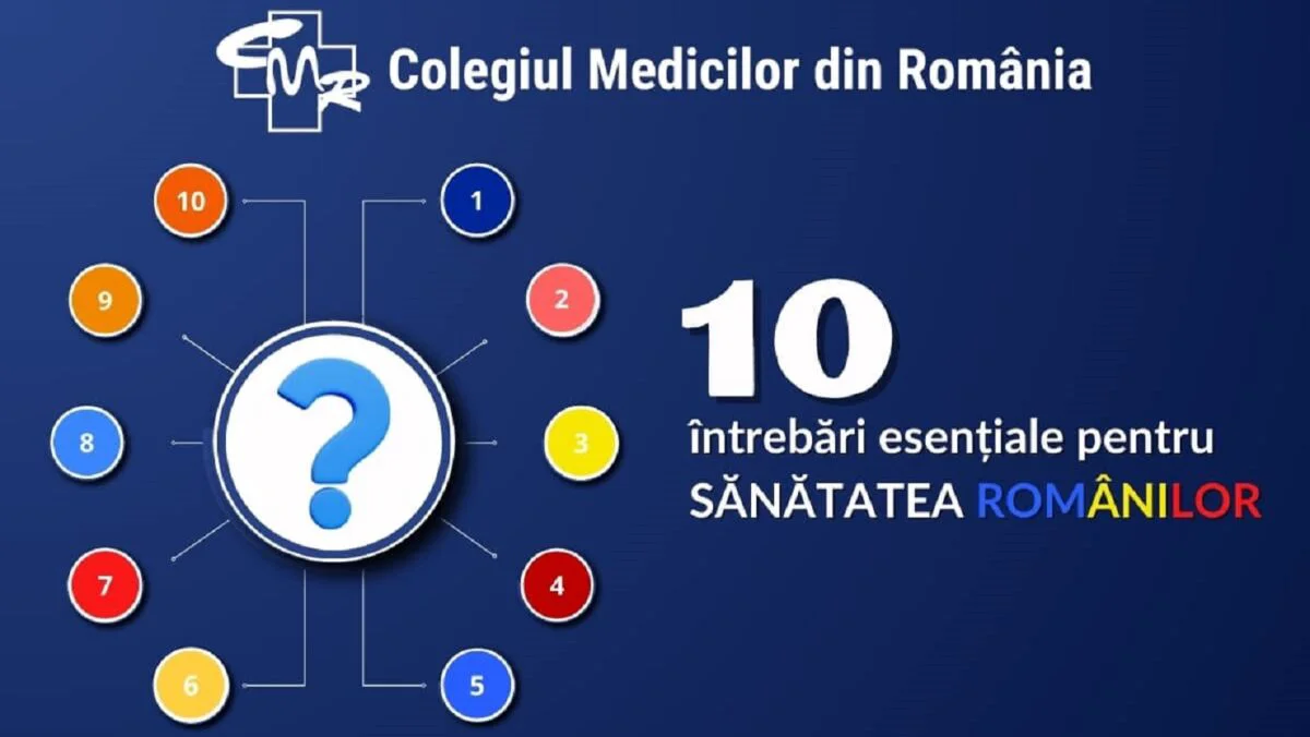 Colegiul Medicilor din România, test pentru candidații la Cotroceni: Zece întrebări la care trebuie să răspundă