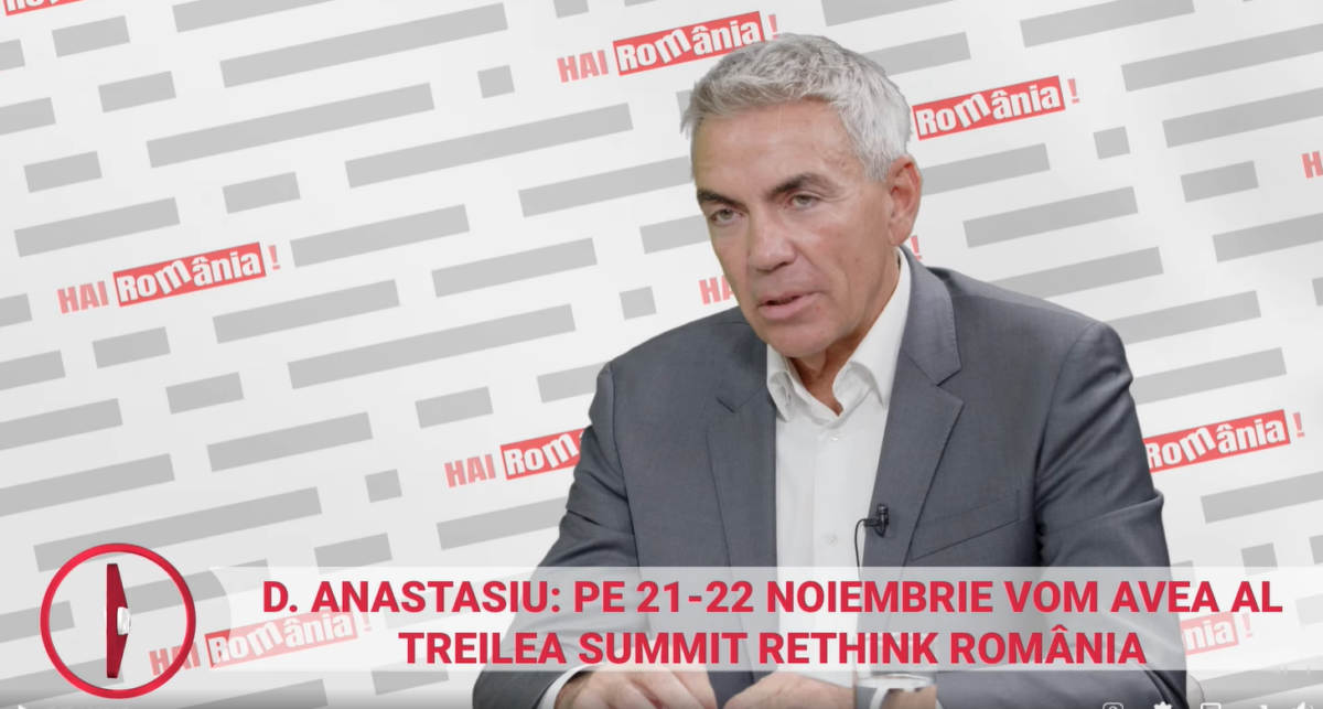 Viitorul României, privit prin ochii think tank-ului „Rethink”. Dragoș Anastasiu: „Ne dorim o țară pe care tinerii să o iubească”. Video