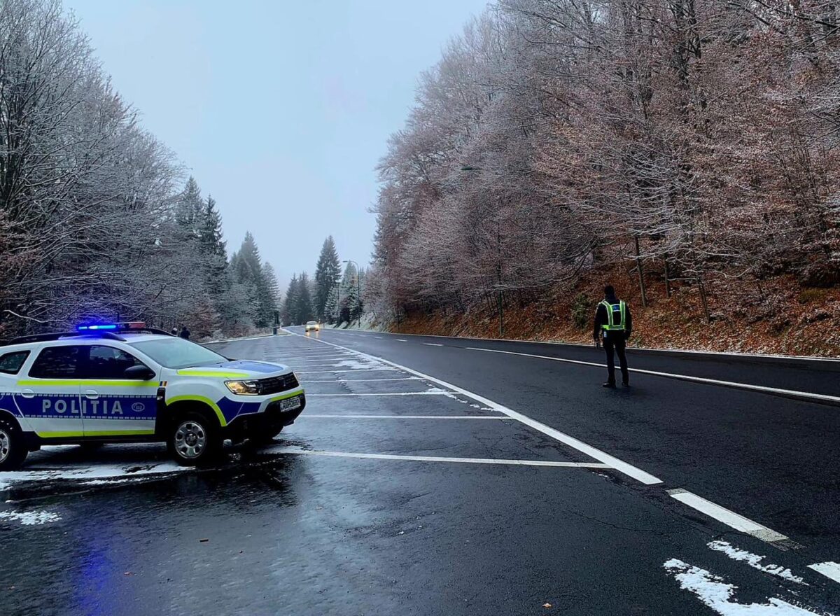 Poliția Română, avertizări pentru șoferi. Reguli stricte pentru sezonul rece