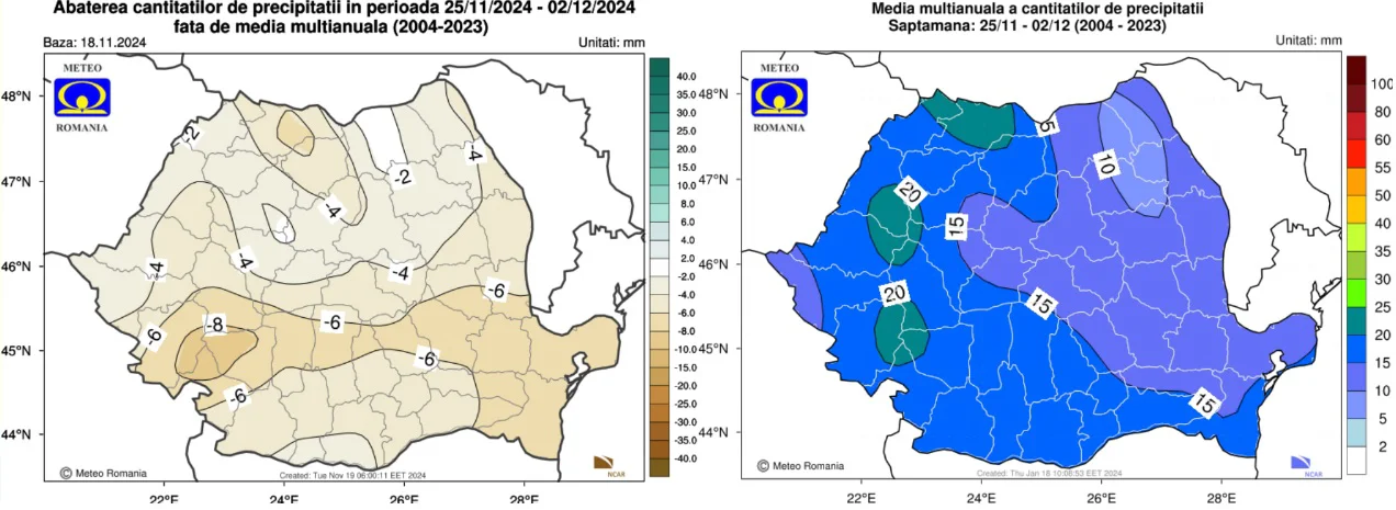 Precipitatii săptămâna