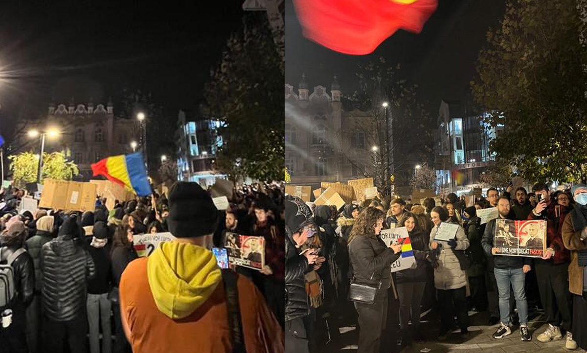 Proteste în toată țara împotriva lui Călin Georgescu. Contramanifestație la București