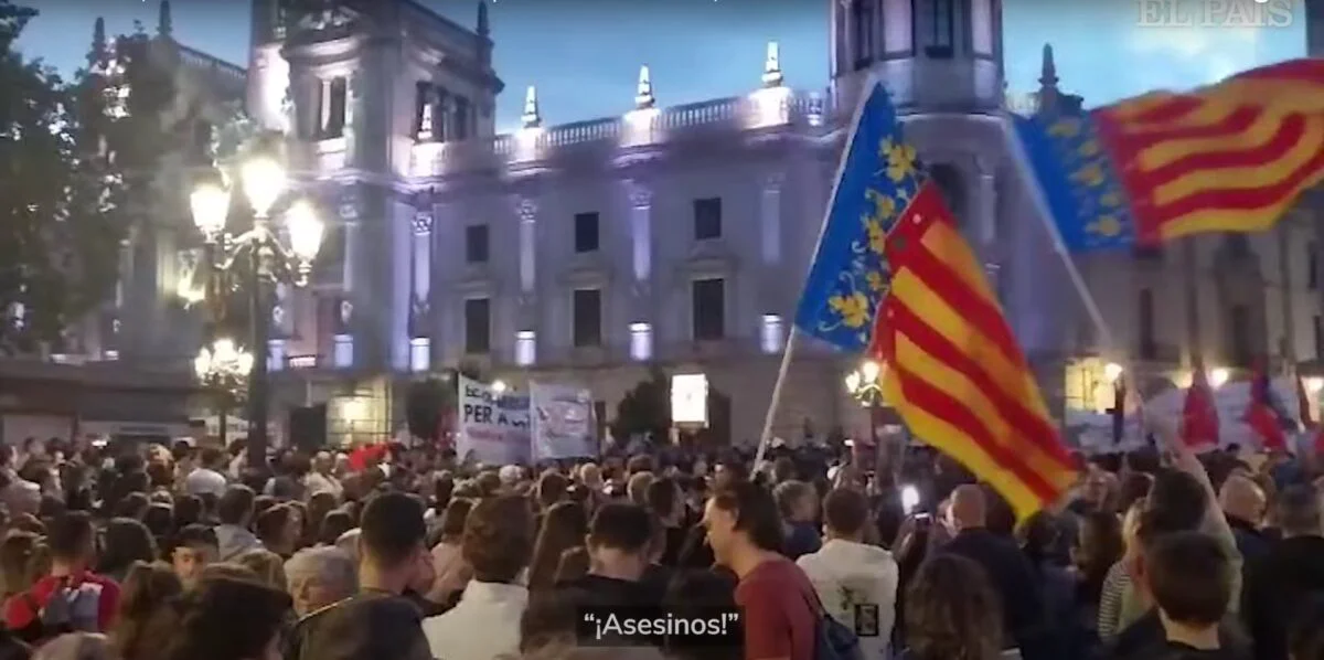 Proteste în Spania după inundații. Locuitorii din Valencia, furioși