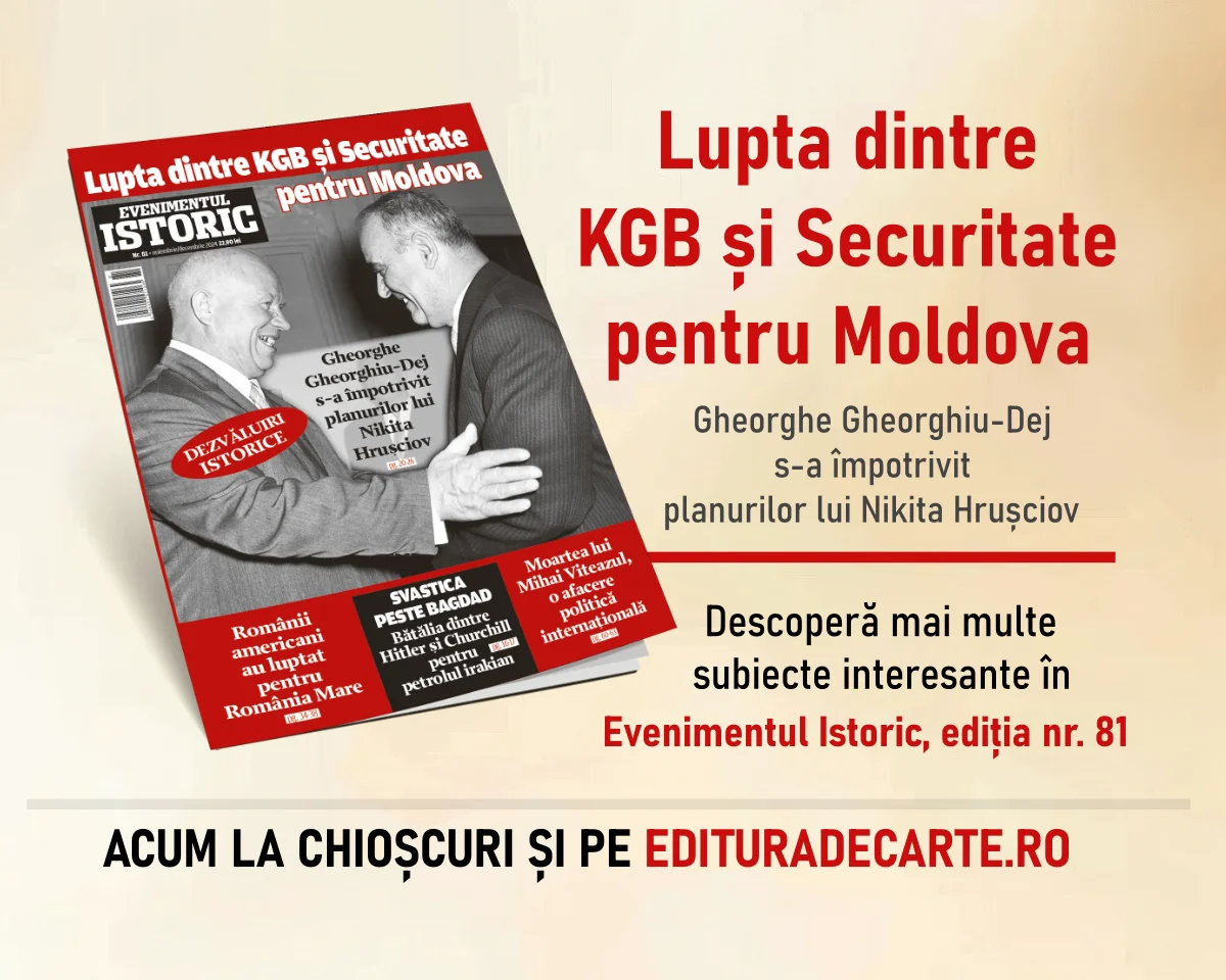 Lupta dintre KGB și Securitate pentru Moldova. Dezvăluiri istorice în noul număr al revistei Evenimentul Istoric