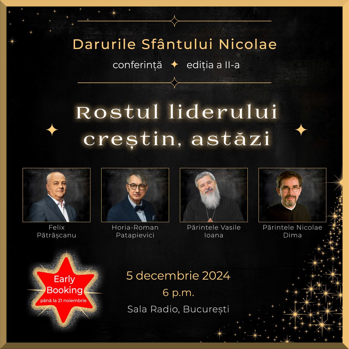 Conferința „Darurile Sfântului Nicolae”: Rostul liderului creștin astăzi