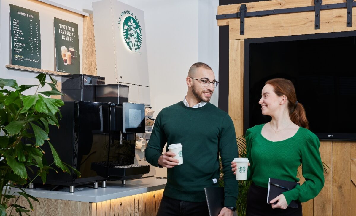 Cumpăna 1993: Furnizor autorizat al Soluțiilor We Proudly Serve Starbucks în România (P)