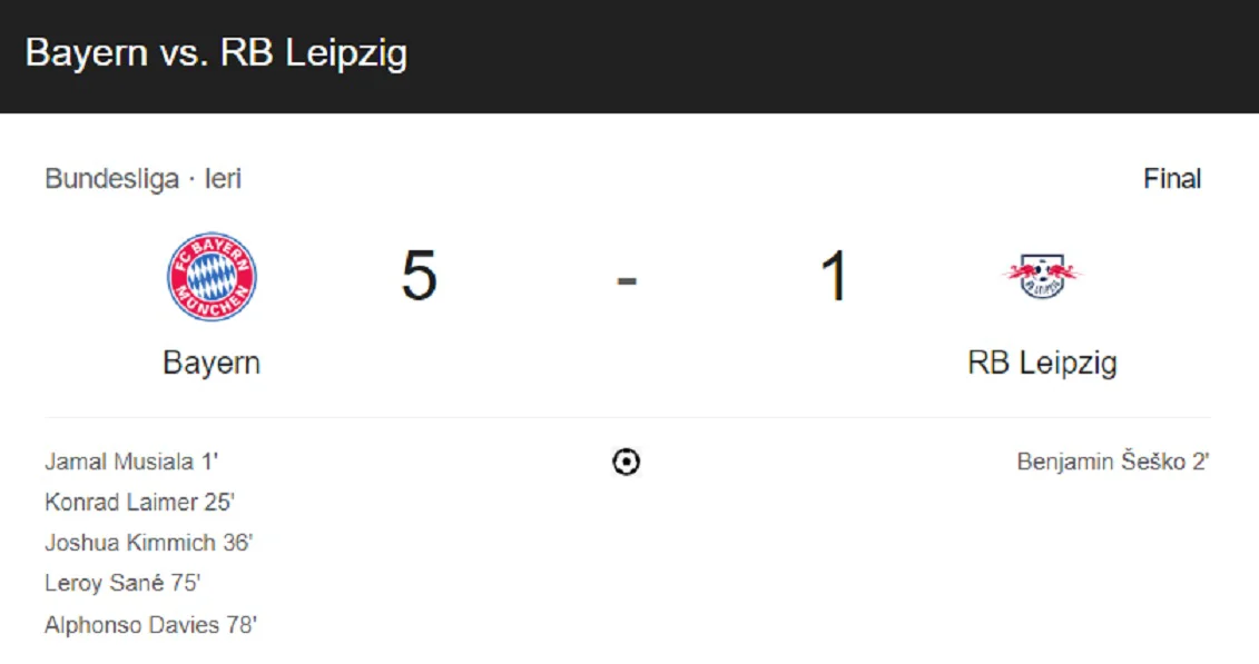 Bayern-Leipzig