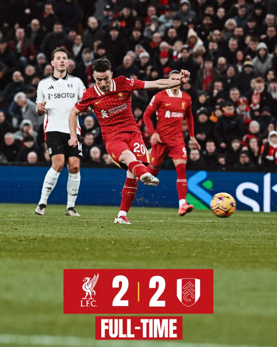 Liverpool s-a poticnit de Fulham pe „Anfield Road”. Arsenal, doar egal cu Everton