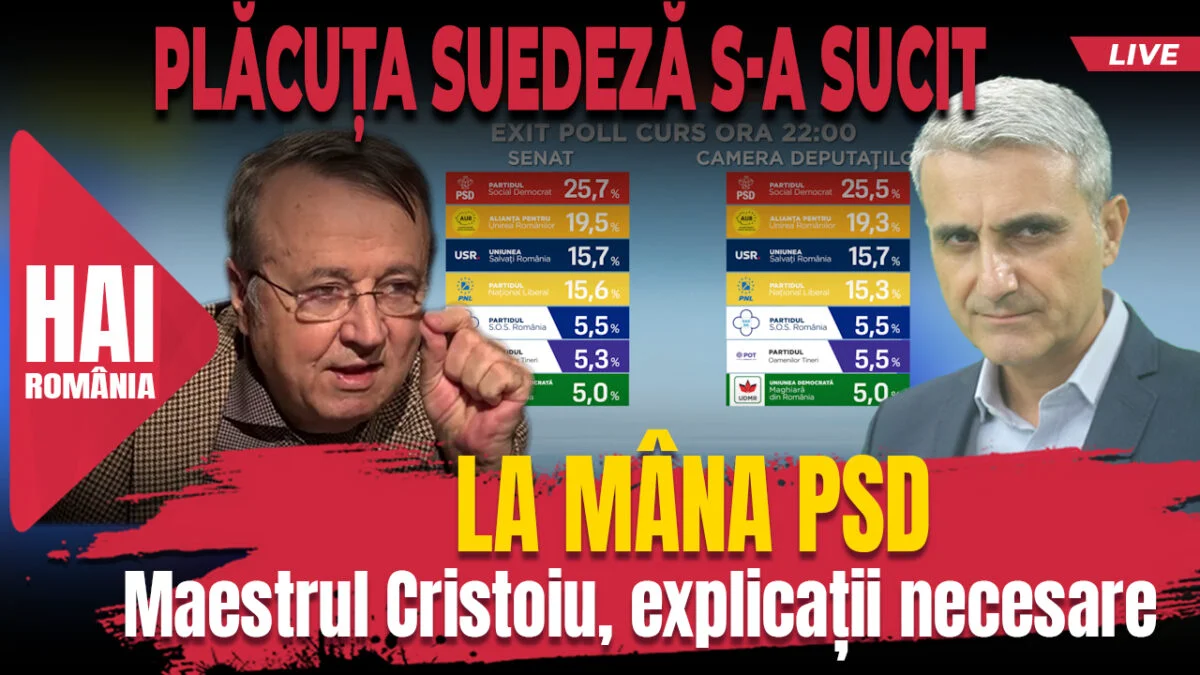 La mâna PSD. Hai live cu Turcescu