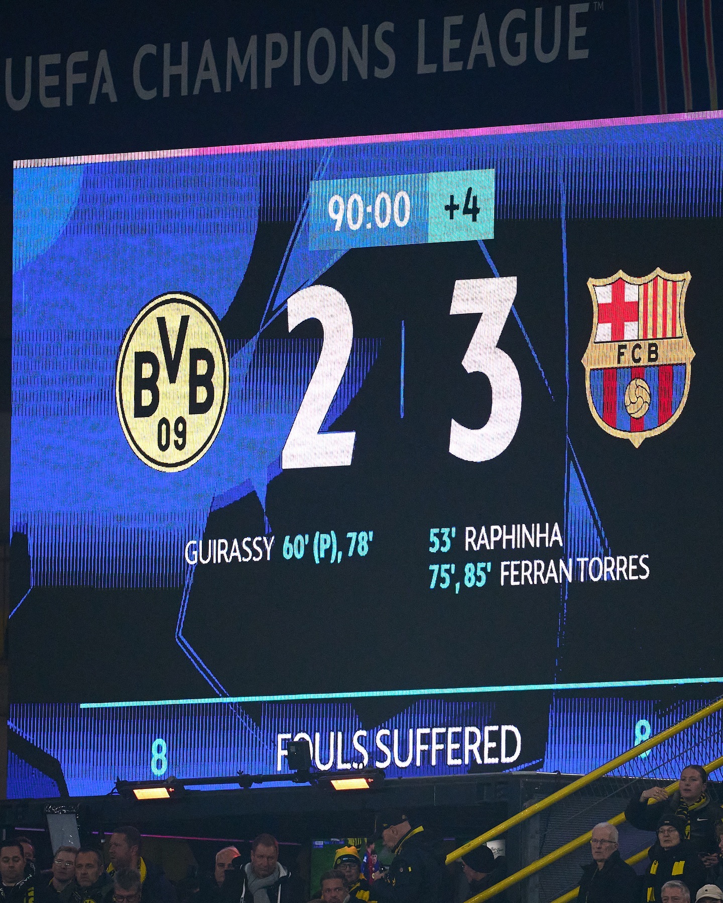 Dortmund - Barcelona, 2-3